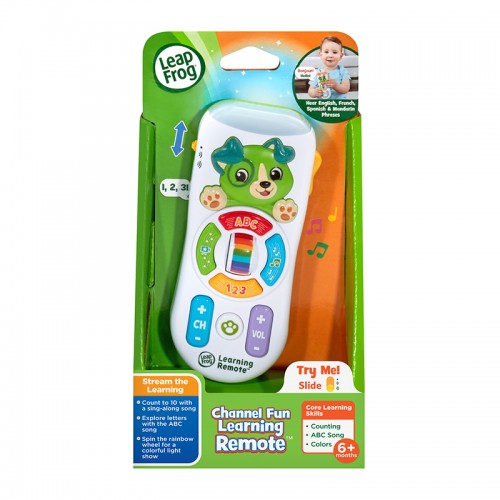 LeapFrog Channel Fun Learning Remote | Baby Toy | Remote Toy | Role Play Toy | 6 Months+